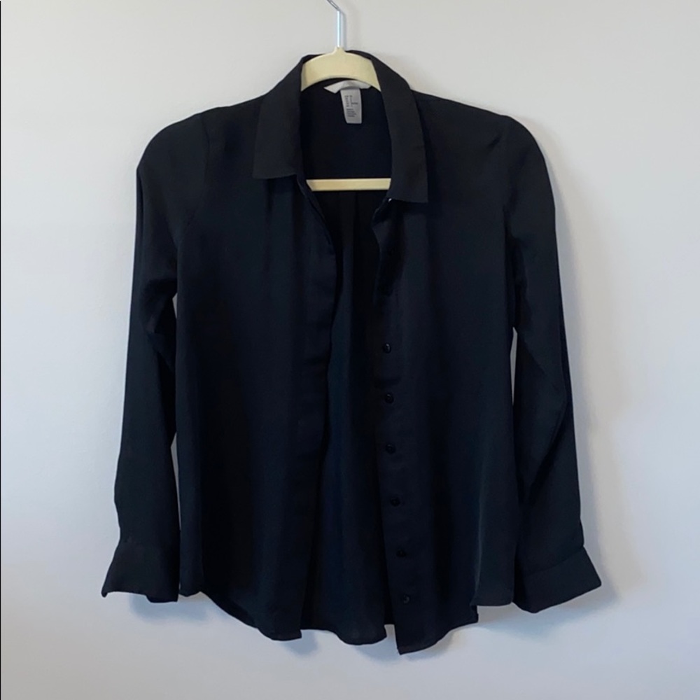 Black dress shirt